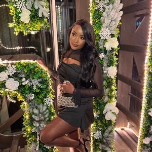 Corset Black Mini Dress